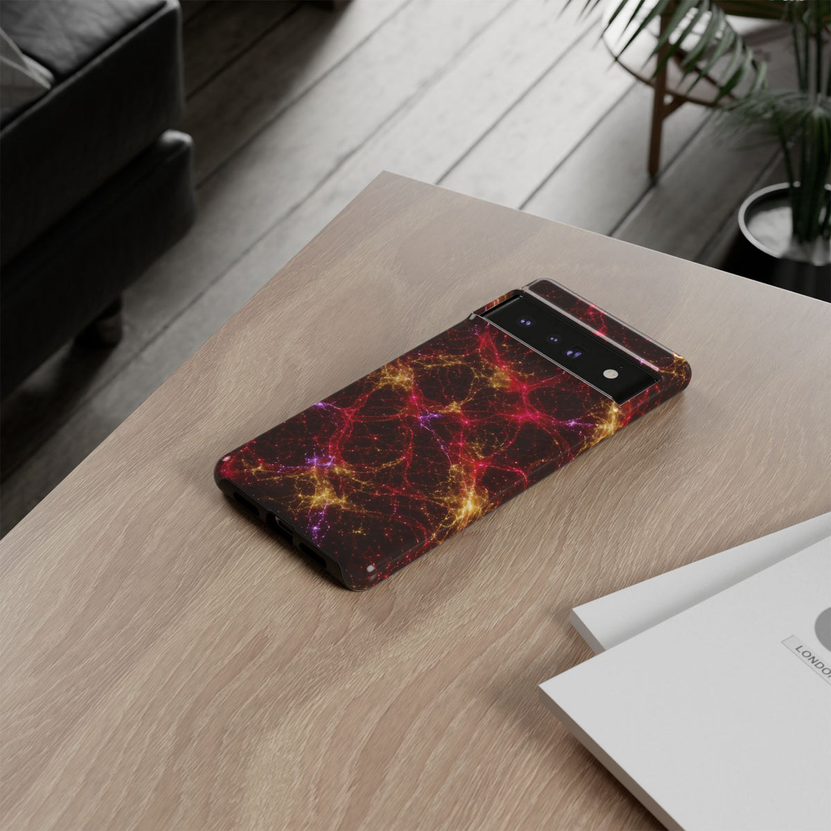 Neon Mycelium - Rainbow Nerve Phone Case