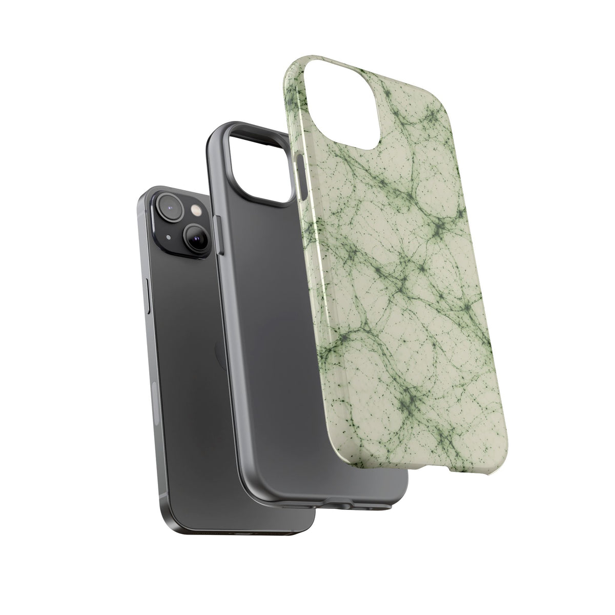 Neon Mycelium - Matcha Latte Phone Case