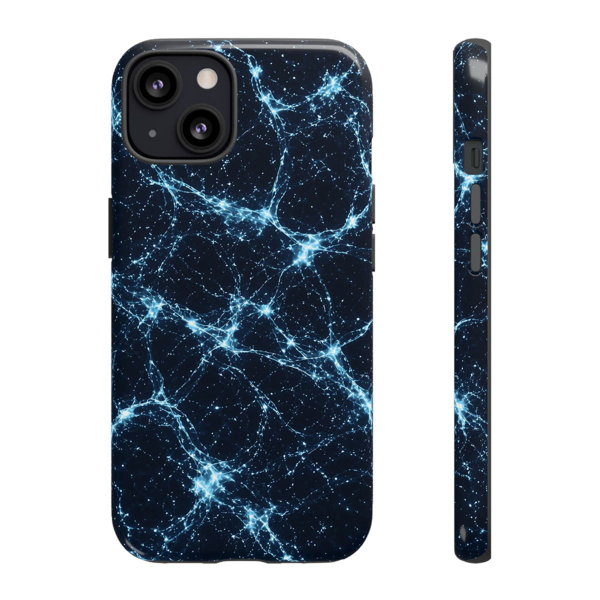 Neon Mycelium - Ice Crystal Phone Case
