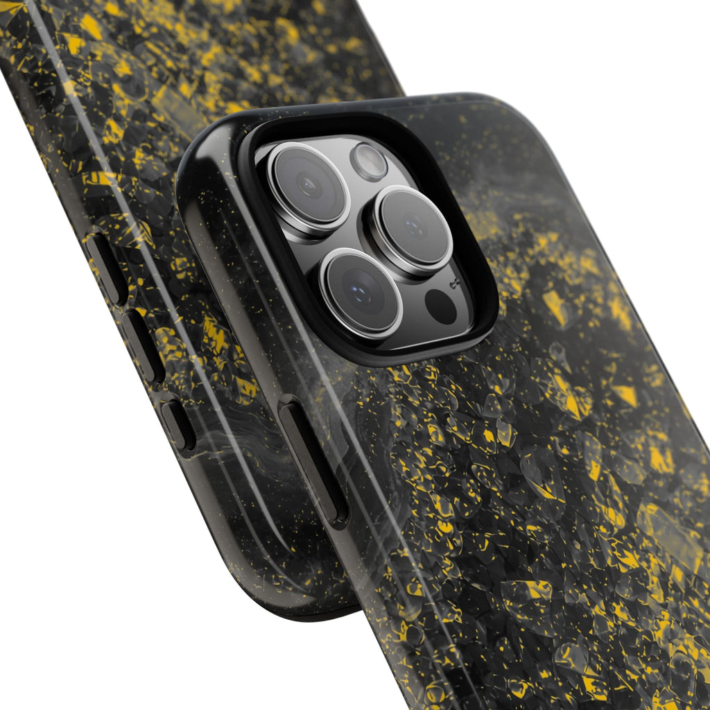 Geode Core - Mono Gold Spark Phone Case