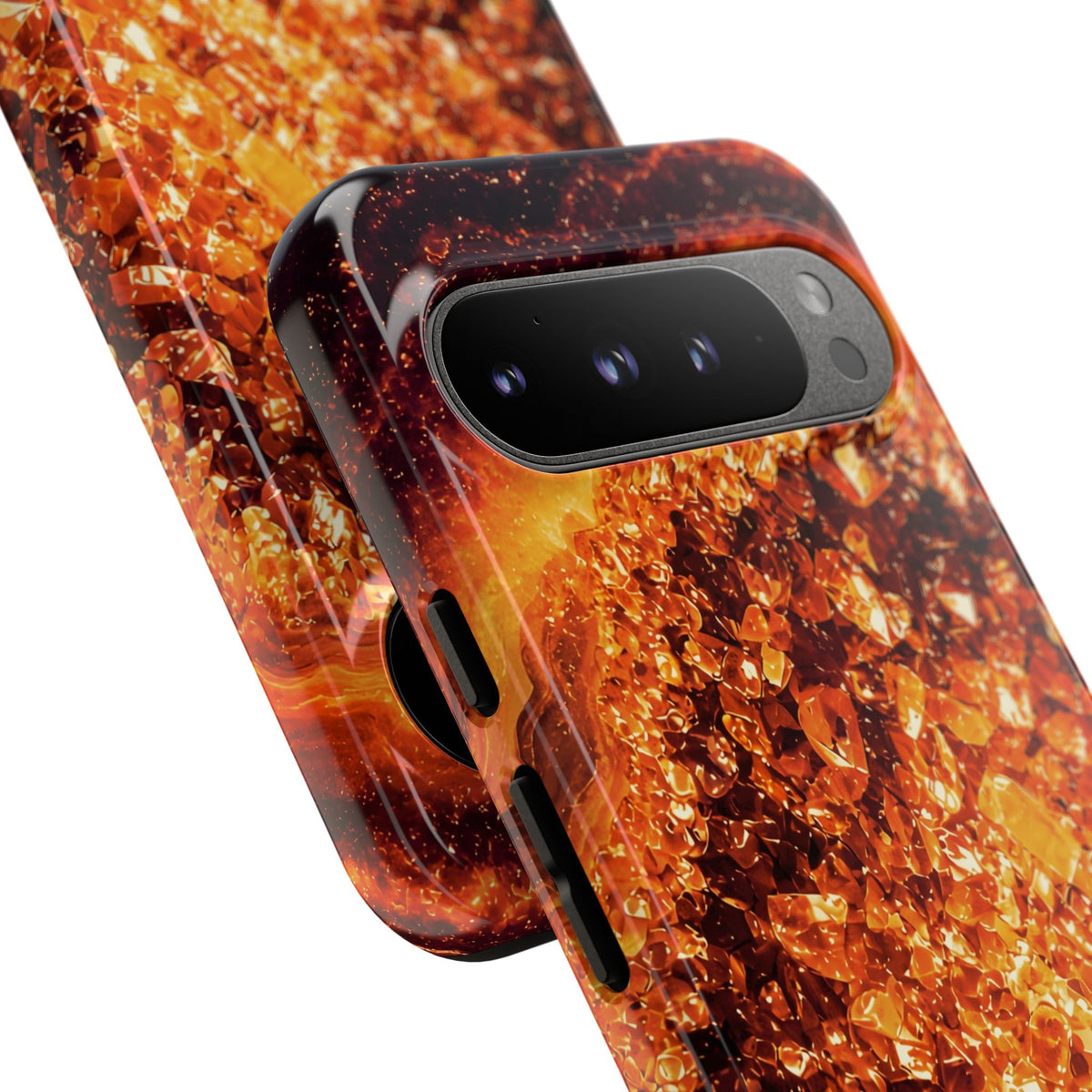 Geode Core - Molten Lava Phone Case