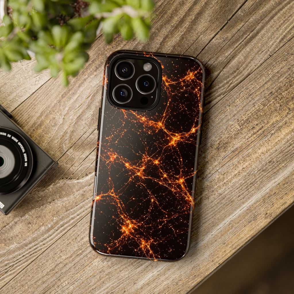 Neon Mycelium - Solar Flare Phone Case