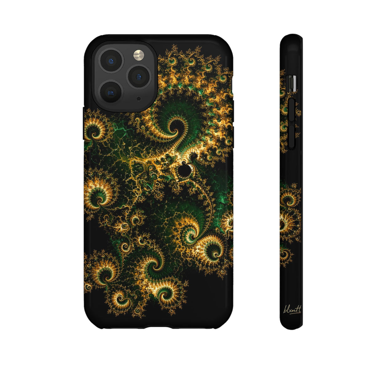 Copper Infinity - Emerald & Gold Phone Case