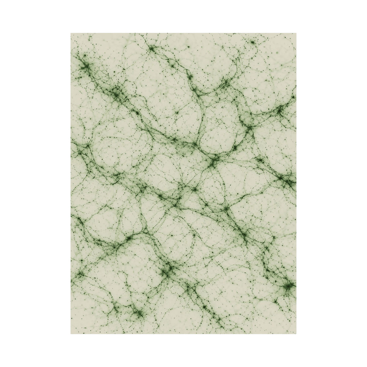 Neon Mycelium - Matcha Latte Poster