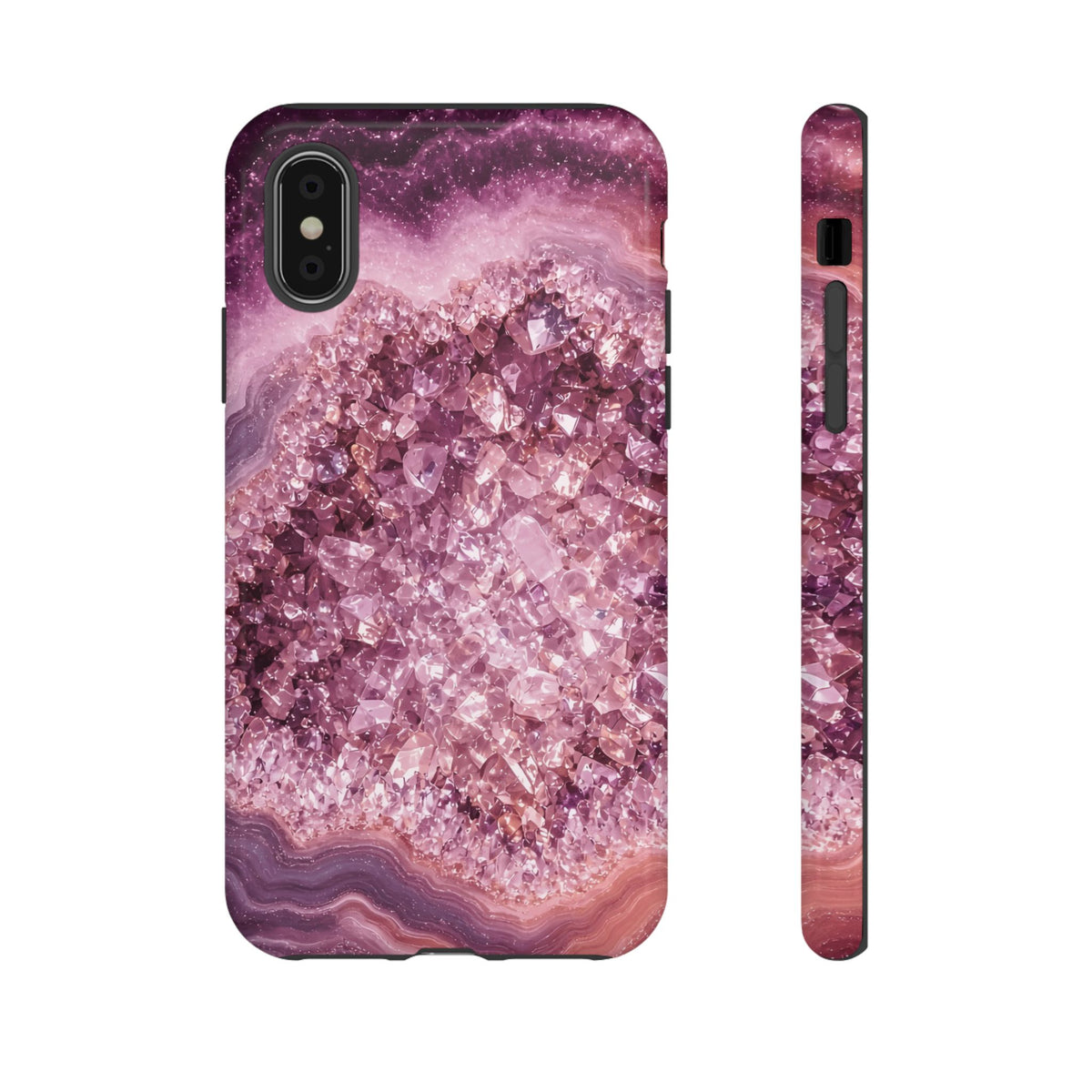 Geode Core - Rose Quartz Phone Case
