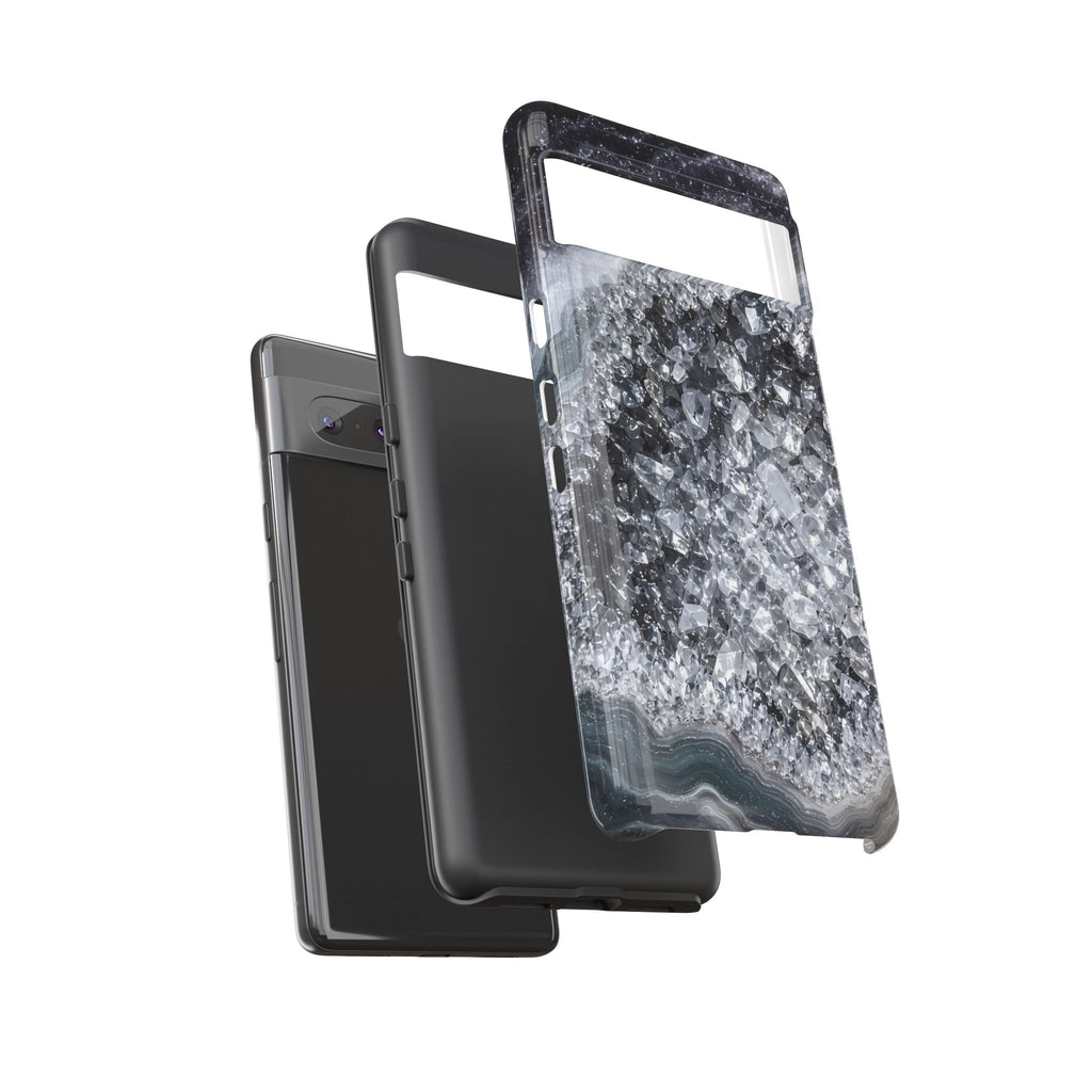 Geode Core - Silver Smoke Phone Case