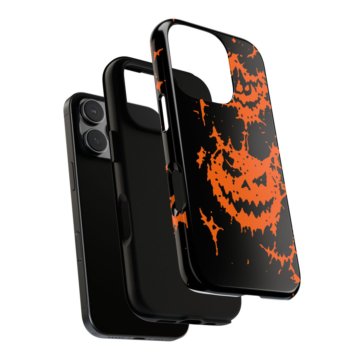 Orange Spiderweb Pumpkin Phone Case
