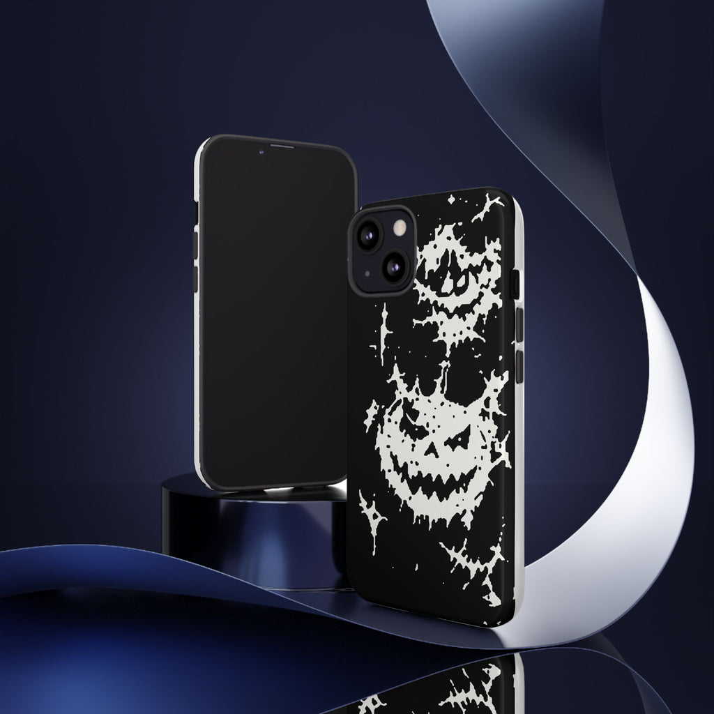 White Spiderweb Pumpkin Phone Case