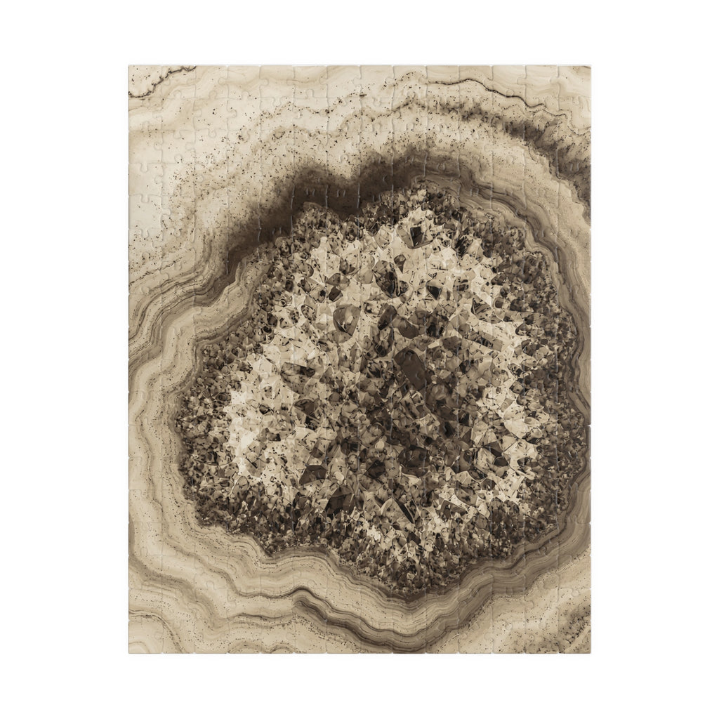 Geode Core - Ink on Paper Jigsaw Puzzle