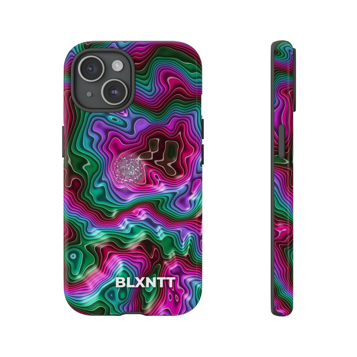 Neon Agate Phone Case