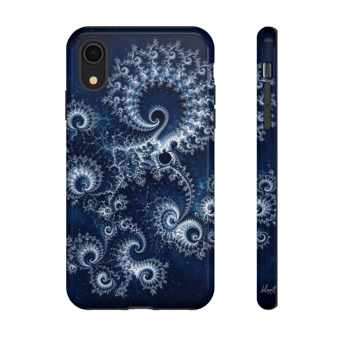 Copper Infinity - Ice Blue & Silver Phone Case