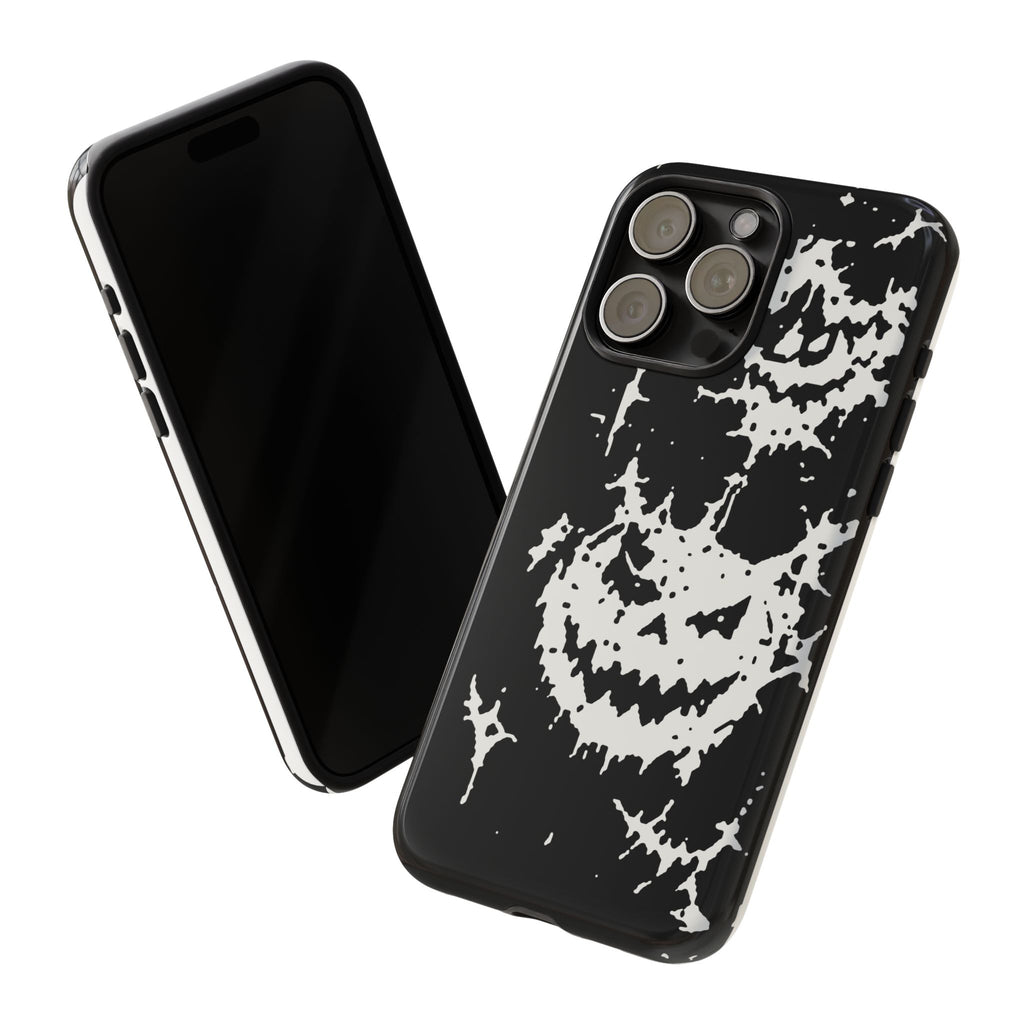 White Spiderweb Pumpkin Phone Case