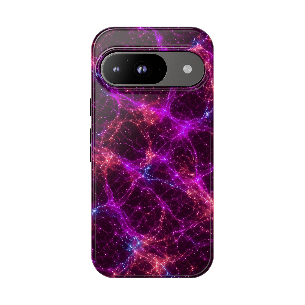Neon Mycelium - Ember Orchid Phone Case