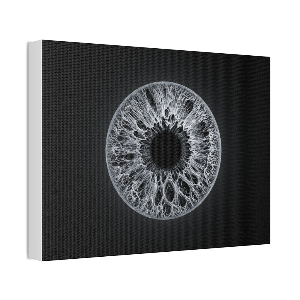 BLXNTT Iris – Lace Web Gray Glossy Canvas