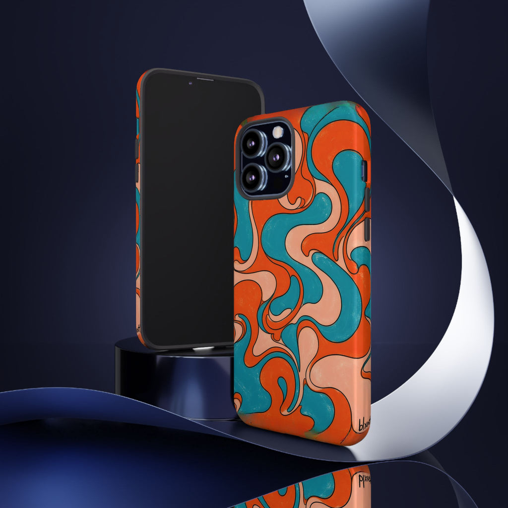 Fillmore Flow - Blood Orange & Teal Phone Case
