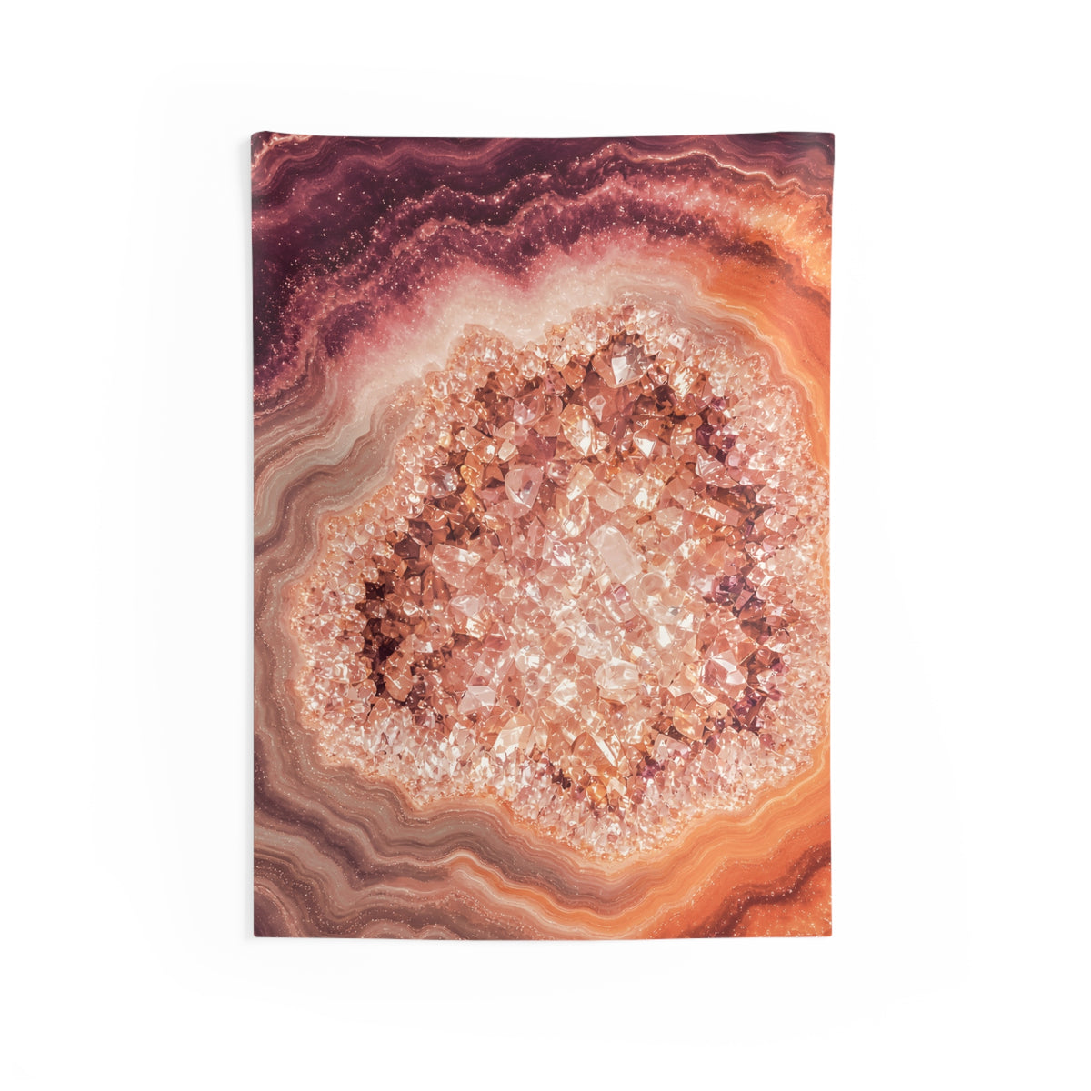 Geode Core - Peach Sorbet Tapestry