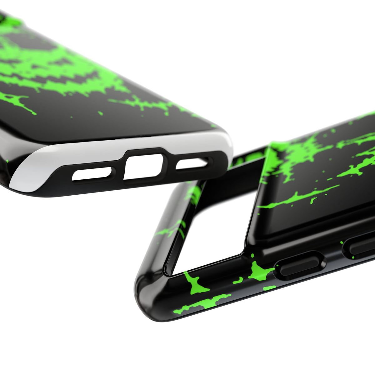 Green Spiderweb Pumpkin Phone Case