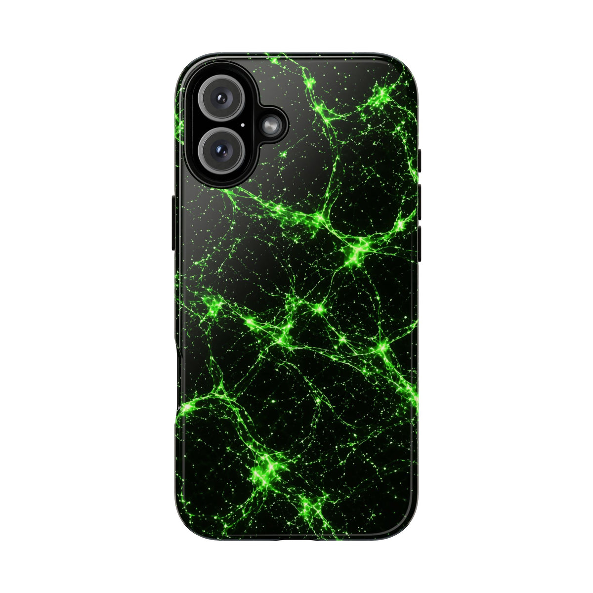 Neon Mycelium - Toxic Lime Phone Case