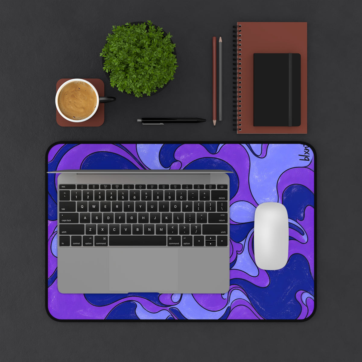 Fillmore Flow - Ultraviolet Desk Mat