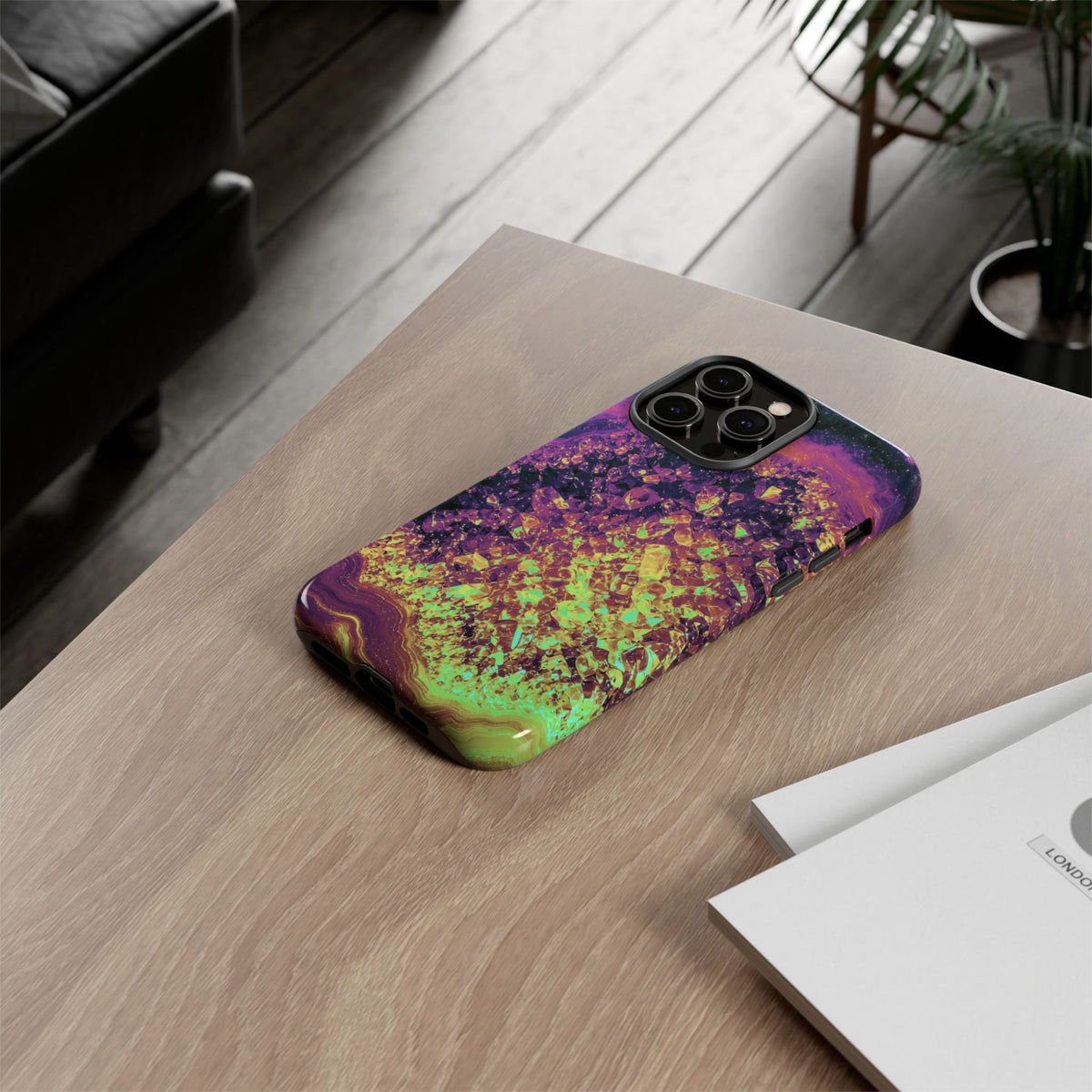 Geode Core - Holographic Phone Case