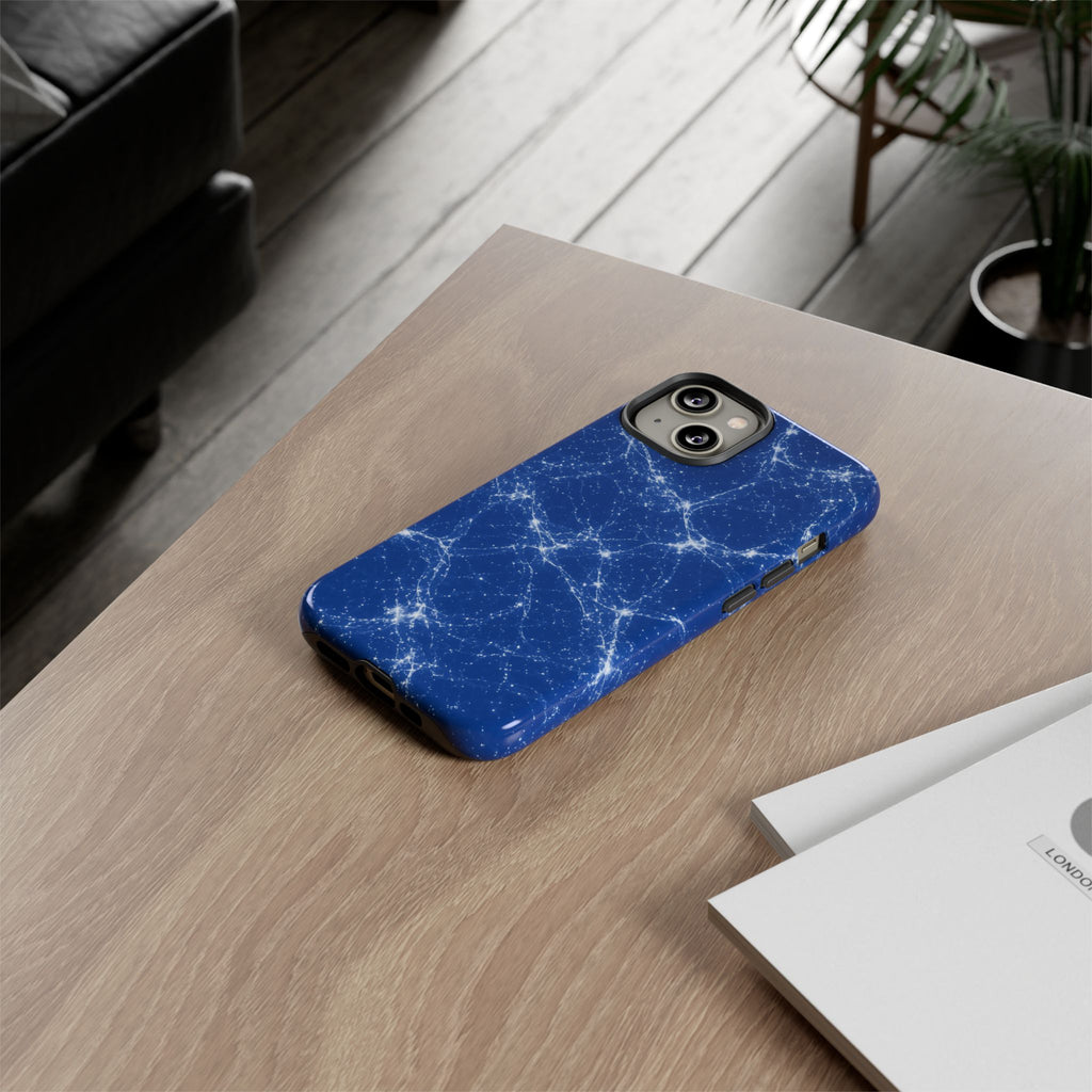 Neon Mycelium - Blueprint Phone Case