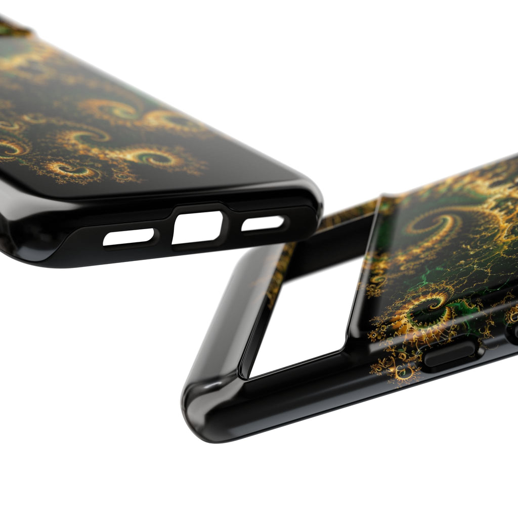 Copper Infinity - Emerald & Gold Phone Case