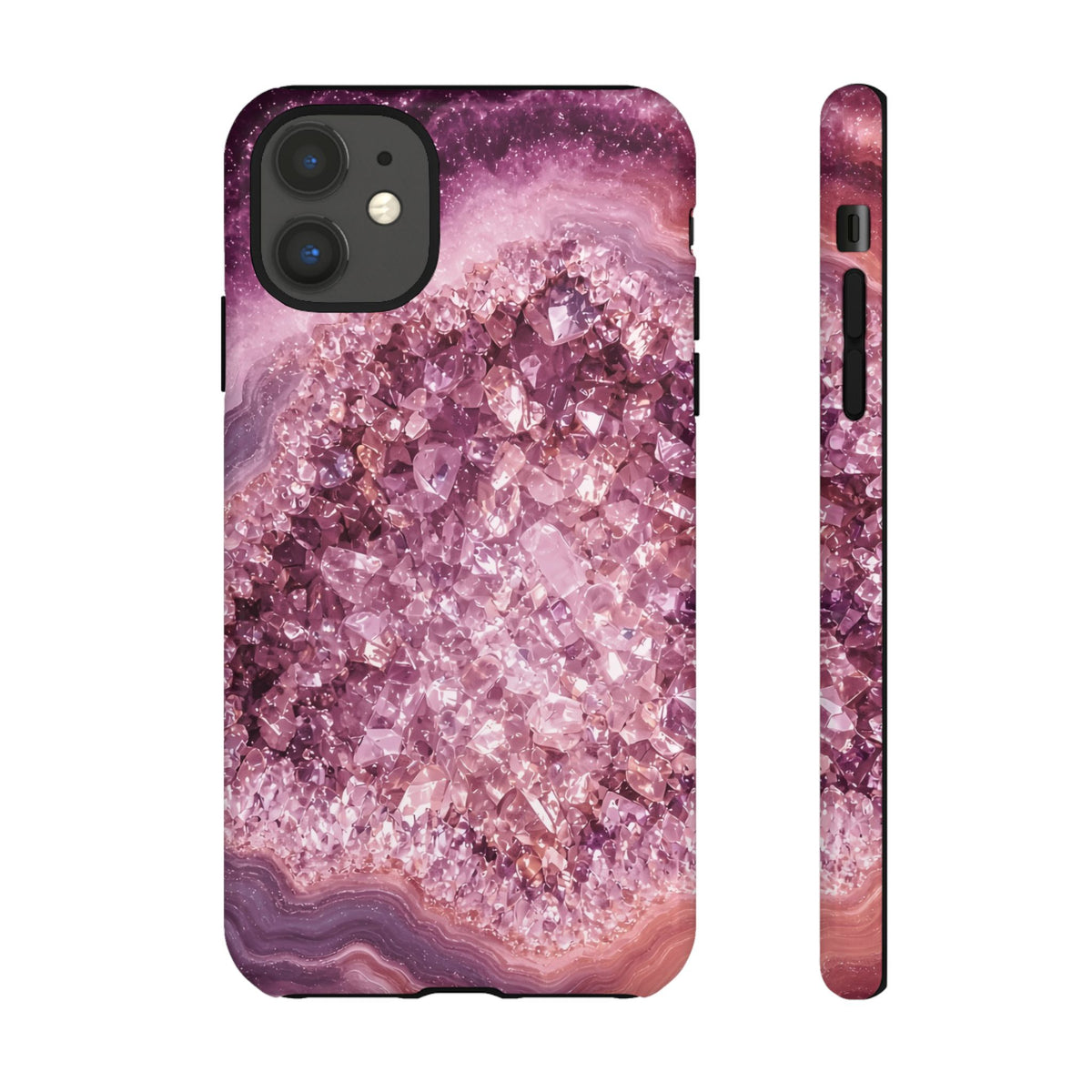 Geode Core - Rose Quartz Phone Case
