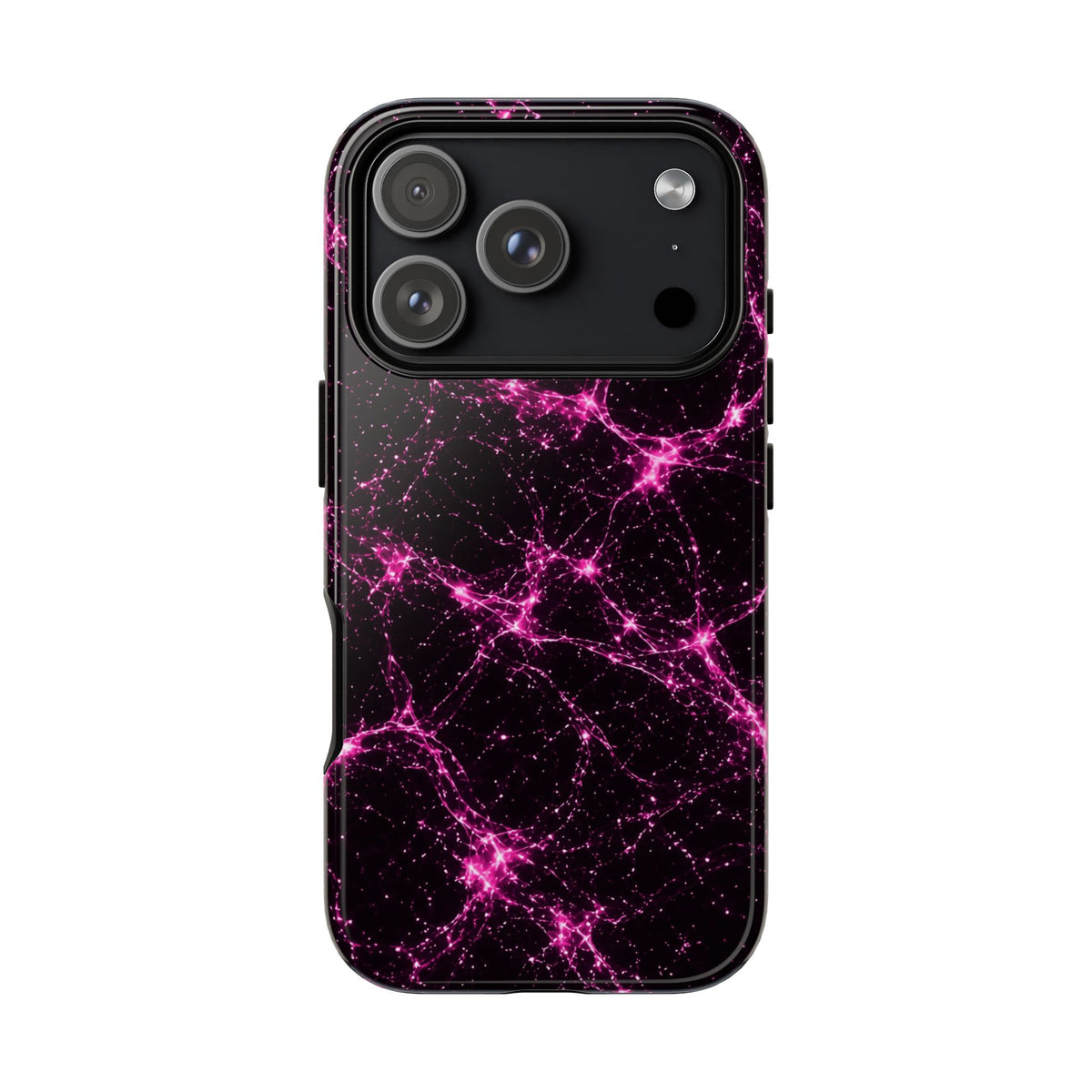 Neon Mycelium - Hot Pink Pulse Phone Case