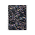 Galaxy Iridescent Marble Spiral Notebook