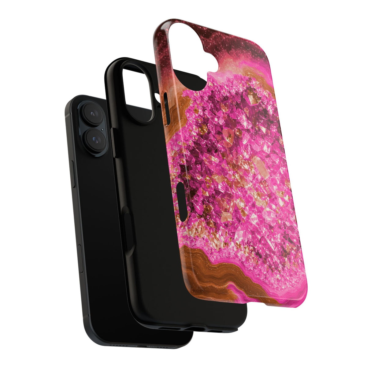 Geode Core - Terracotta Neon Phone Case