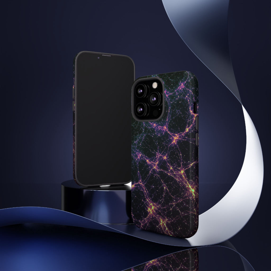 Neon Mycelium - Holographic Phone Case