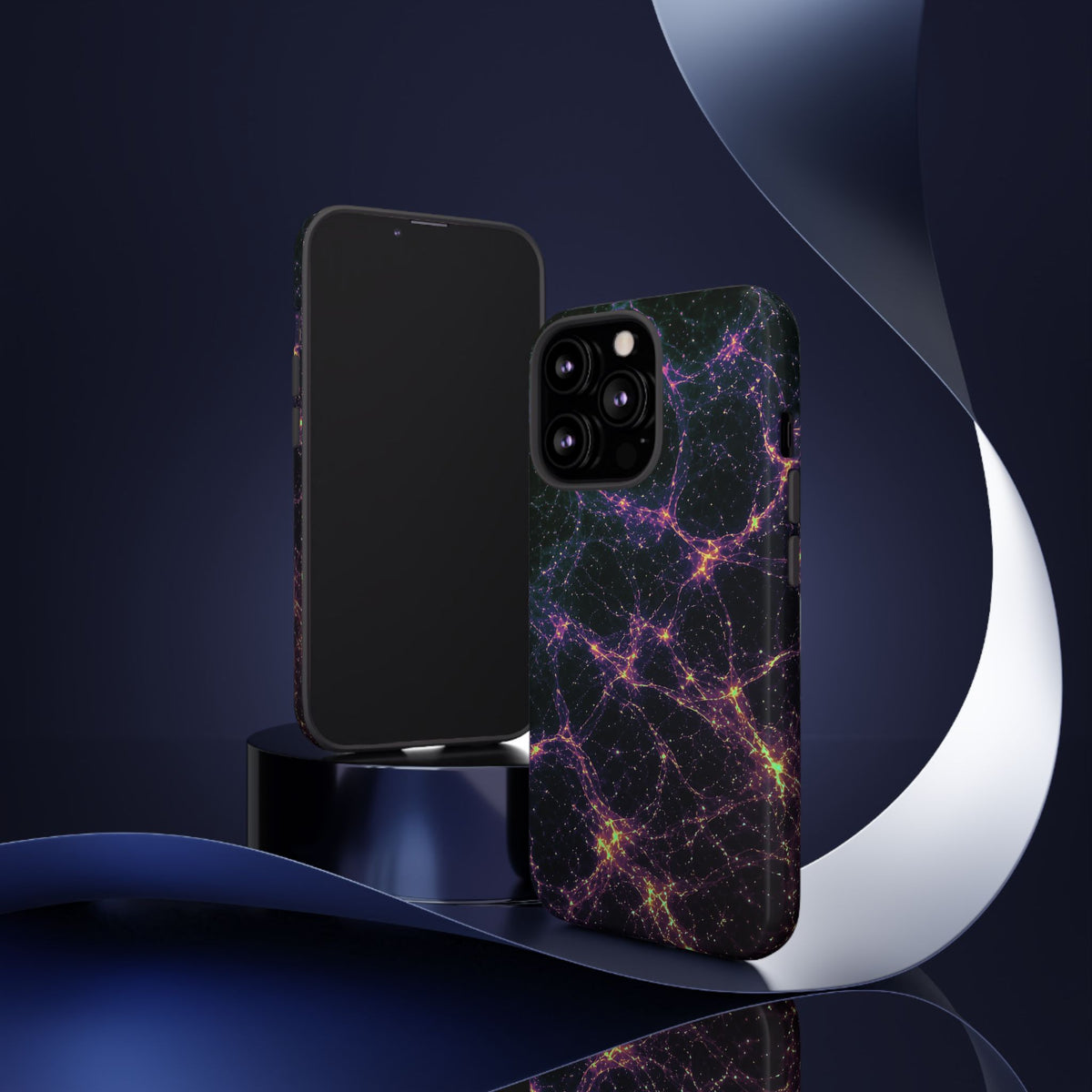 Neon Mycelium - Holographic Phone Case