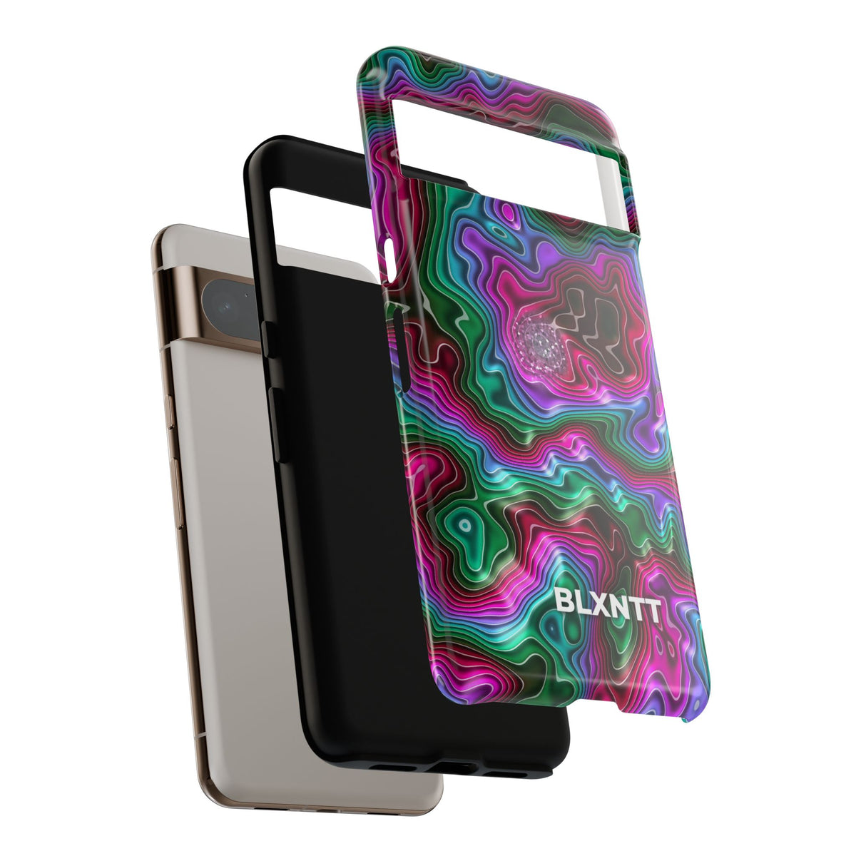 Neon Agate Phone Case
