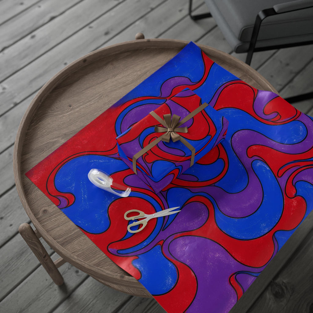 Fillmore Flow - Jewel Tones Wrapping Paper