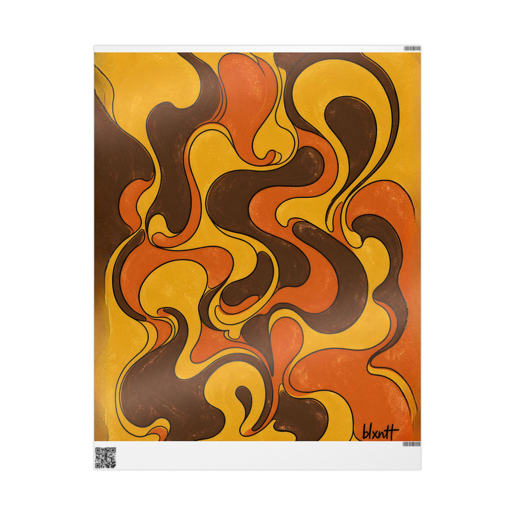 Fillmore Flow - 70s Retro Wrapping Paper