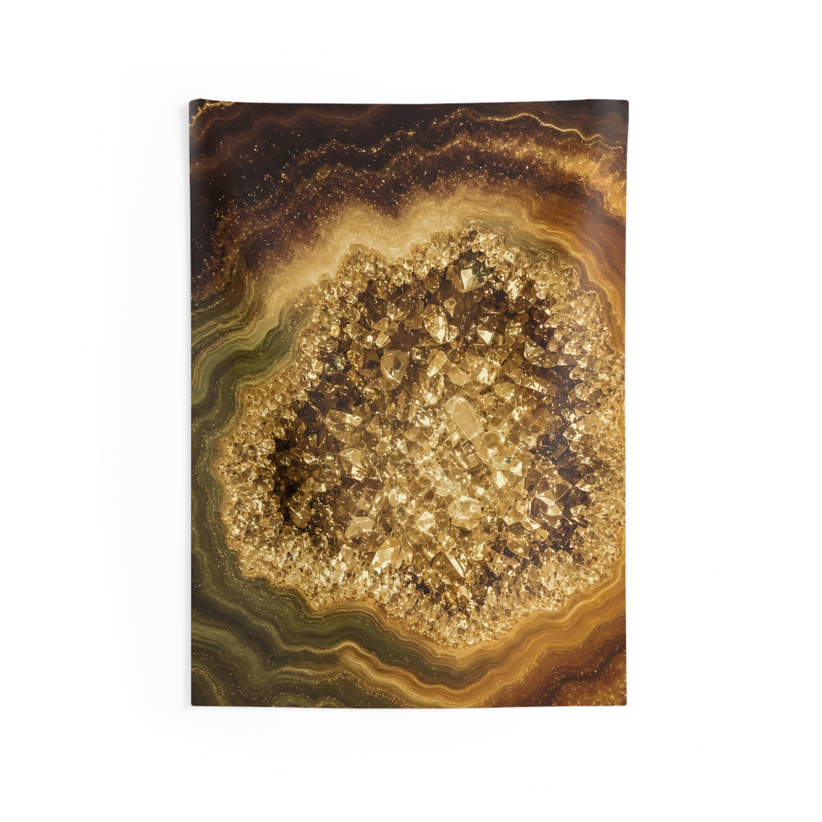 Geode Core - Gold Vein Tapestry