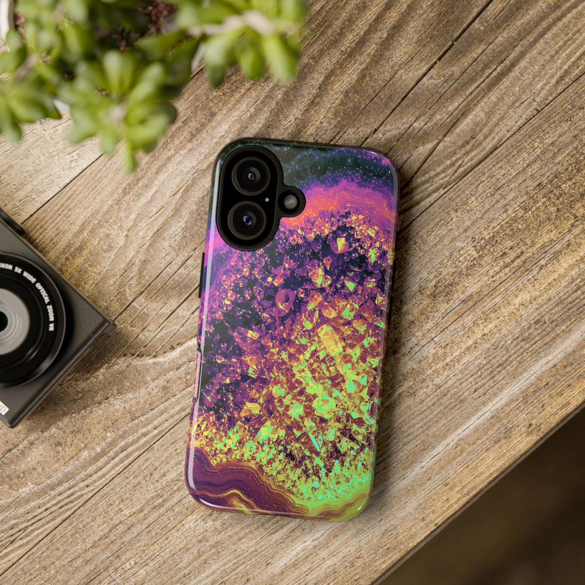 Geode Core - Holographic Phone Case
