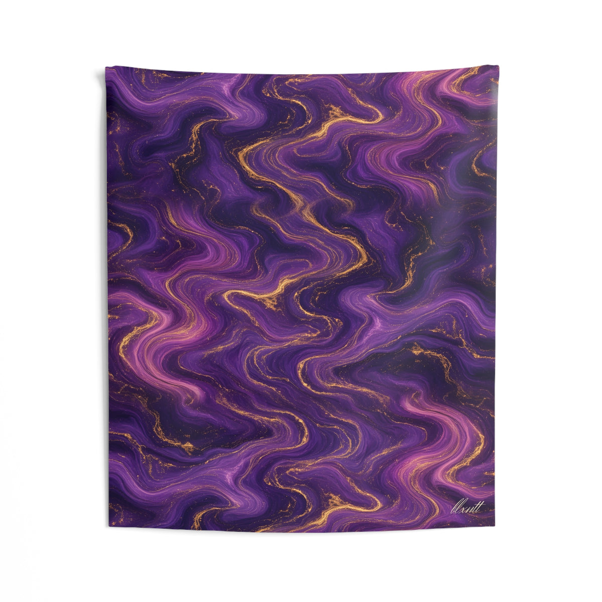 Royal Purple Marble Tapestry