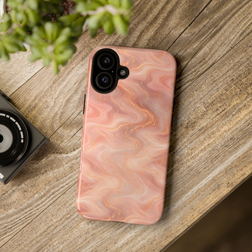 Rose Gold Marble Phone Case