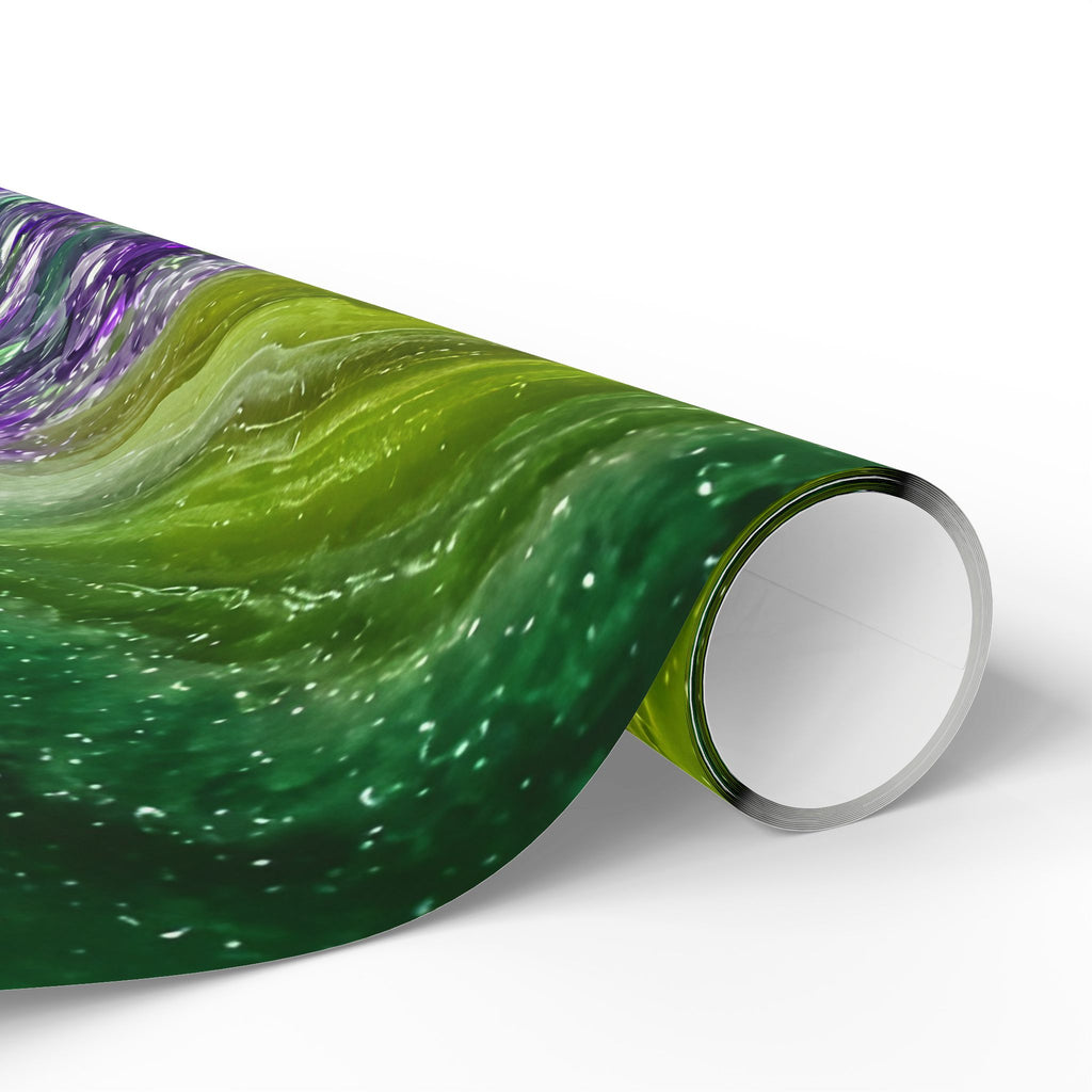 Geode Core - Ruby Emerald Wrapping Paper