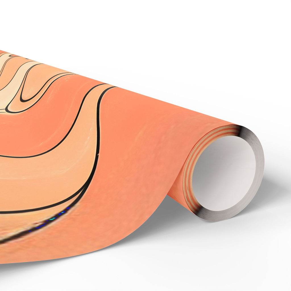 Fillmore Flow - Peach Wrapping Paper