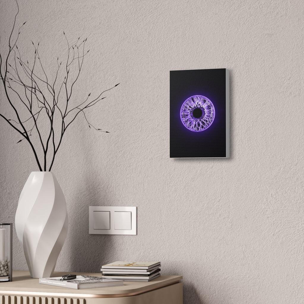 BLXNTT Iris – Lace Web Ultraviolet Glossy Canvas