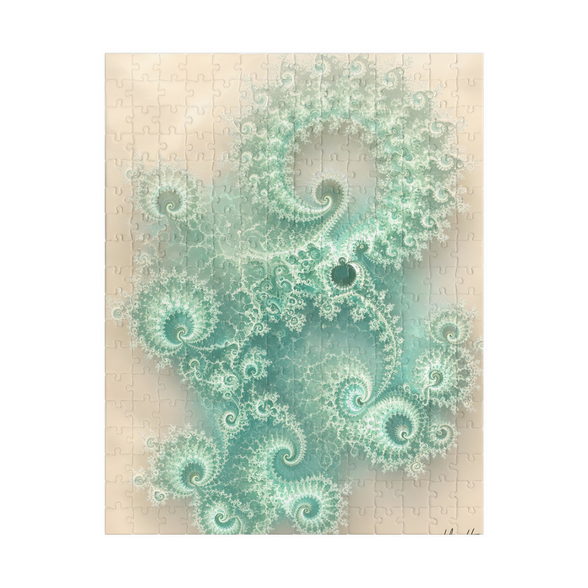 Copper Infinity - Sea Glass Jigsaw Puzzle