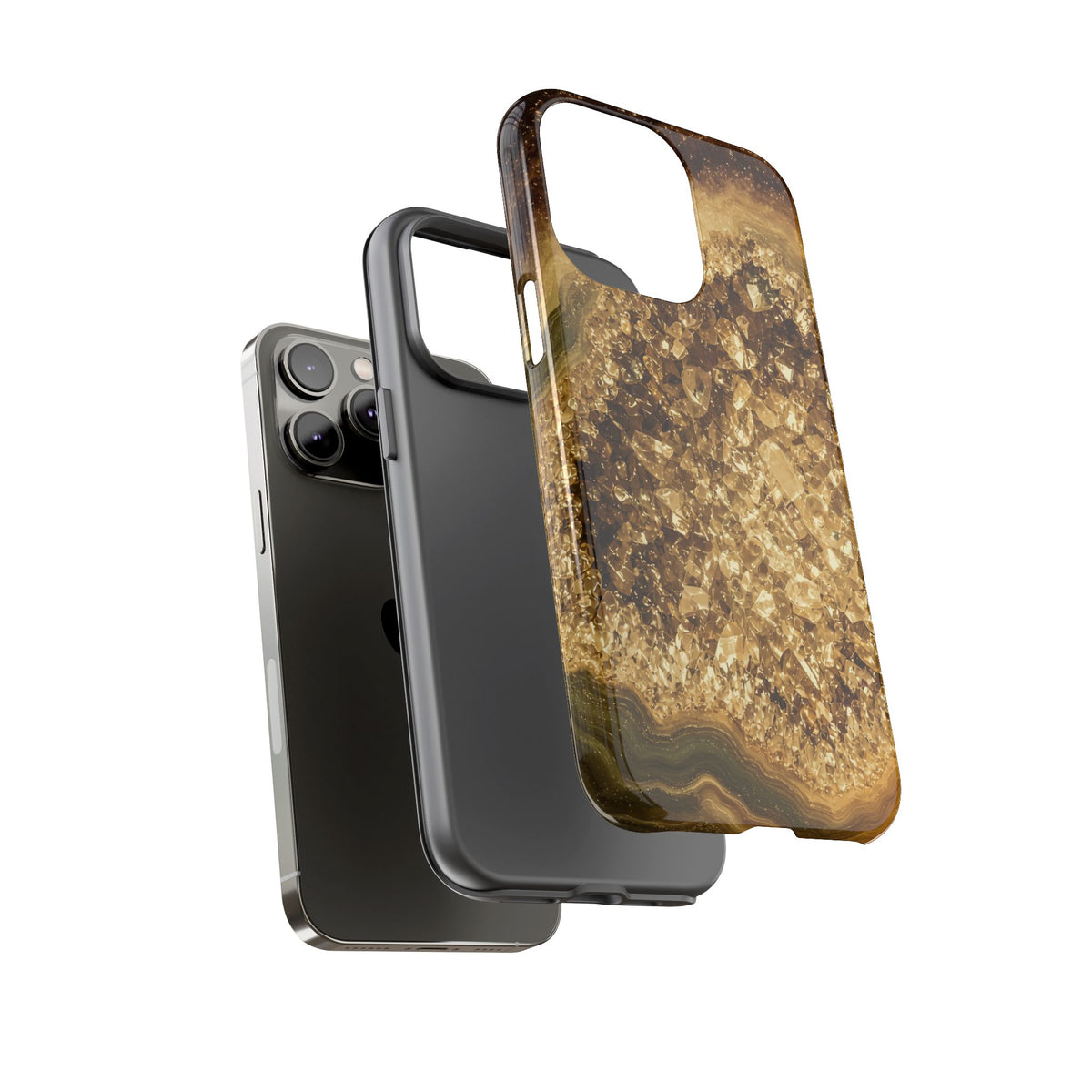 Geode Core - Gold Vein Phone Case
