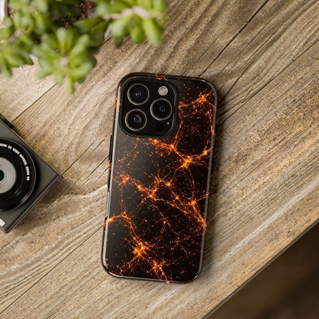 Neon Mycelium - Solar Flare Phone Case