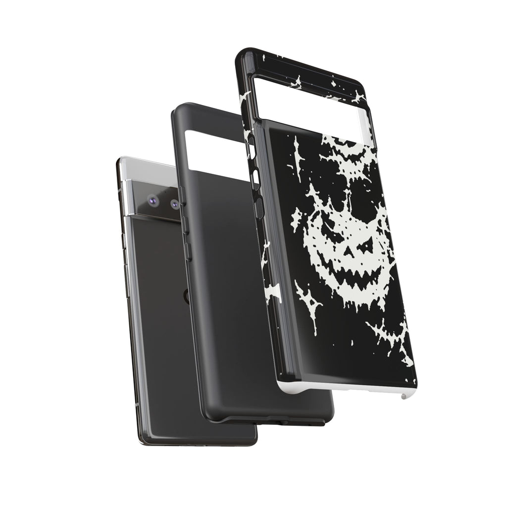 White Spiderweb Pumpkin Phone Case