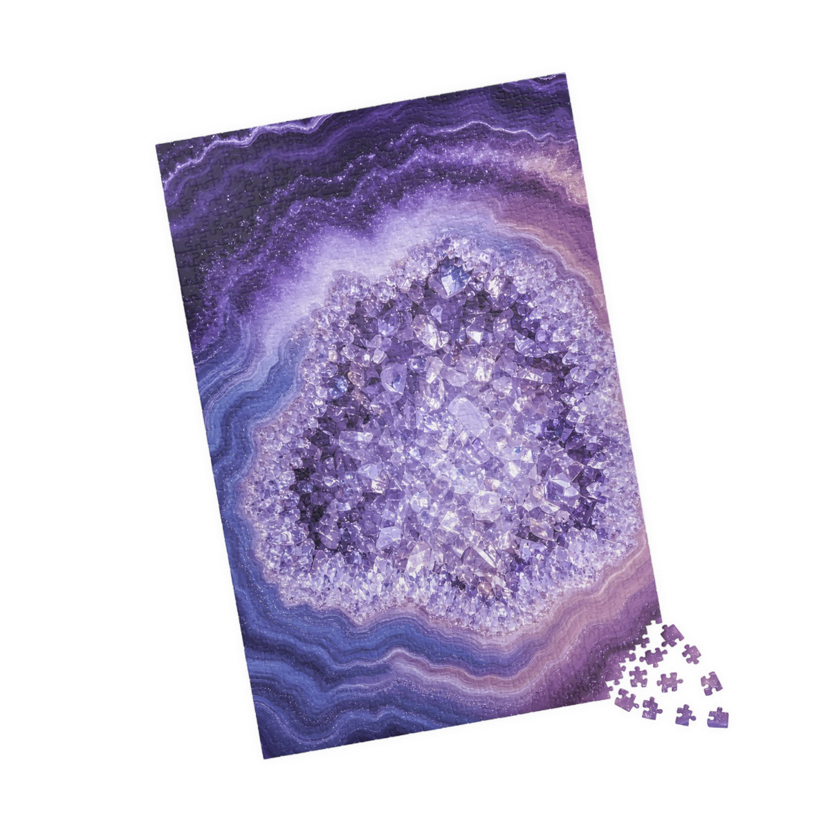 Geode Core - Lilac Dream Jigsaw Puzzle