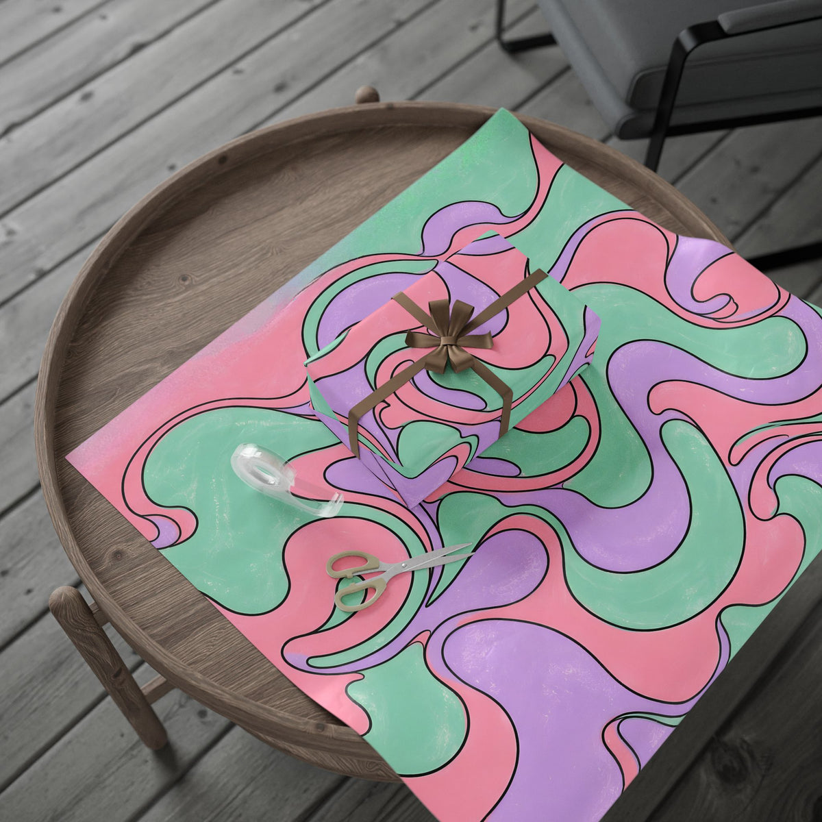 Fillmore Flow - Pastel Wrapping Paper