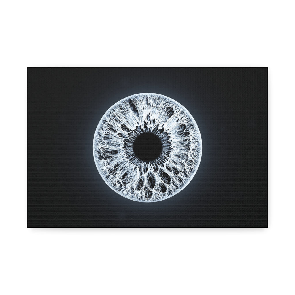 BLXNTT Iris – Lace Web Ice Silver Glossy Canvas