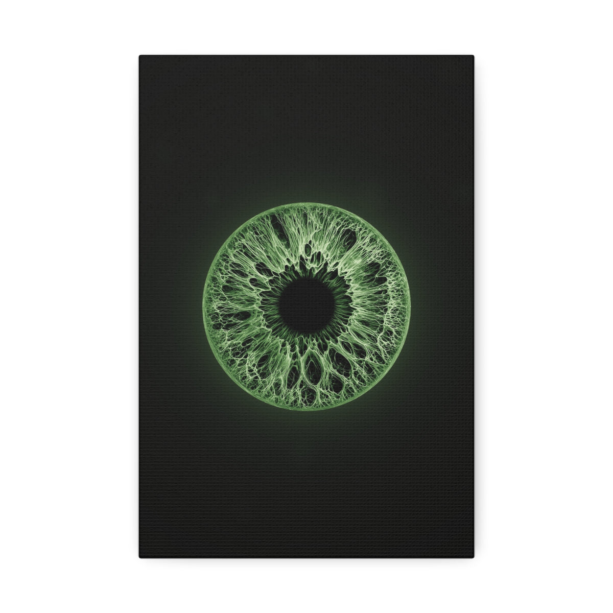 BLXNTT Iris – Lace Web Green Glossy Canvas